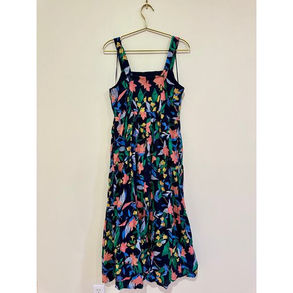 J.Crew Floral Tiered Maxi Dress - Size 6 - Picture 3 of 9